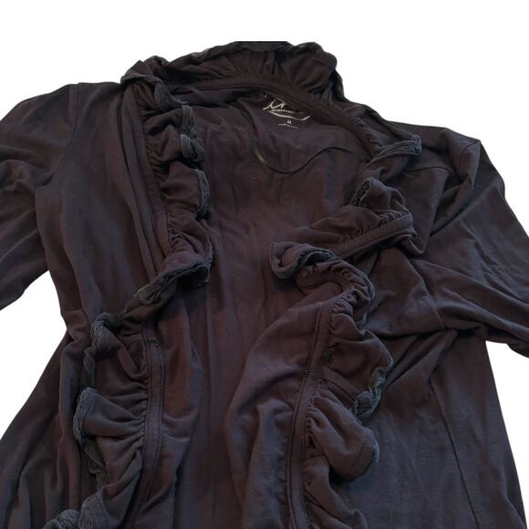 I.N.C. International Concepts Ruffle Cardigan - Medium Petite - Long Sleeves - Picture 4 of 6
